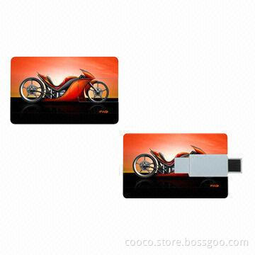 Card OEM USB3.0 Flash Drives with Spring Loaded Connector, Various Colors Available